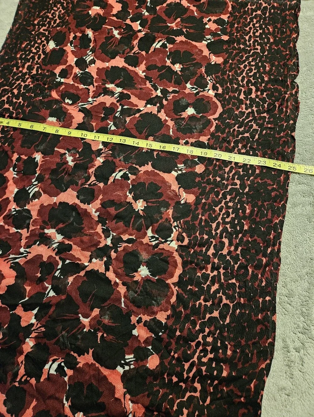 Talbots floral leopard